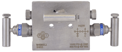 PGI Int'l Three-Valve Manifold